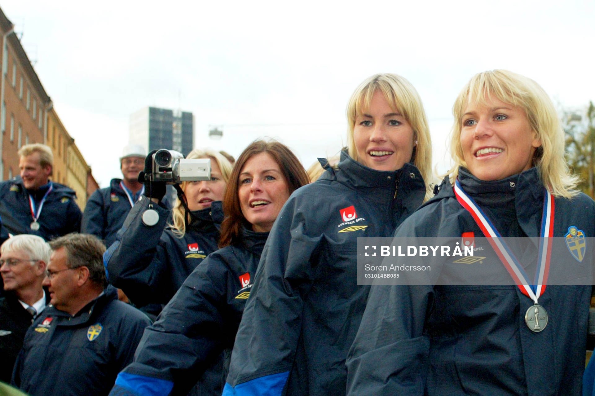 Malin Moström, Hanna Marklund och Anna Sjöström, Sverige