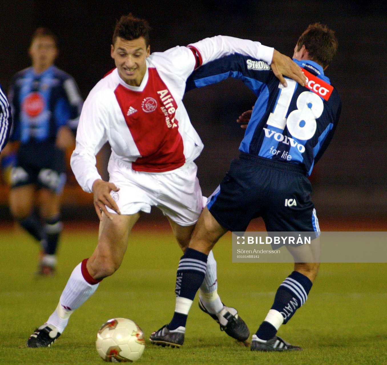 Zlatan Ibrahimovic, Ajax och Niclas Rasck, Djurgården