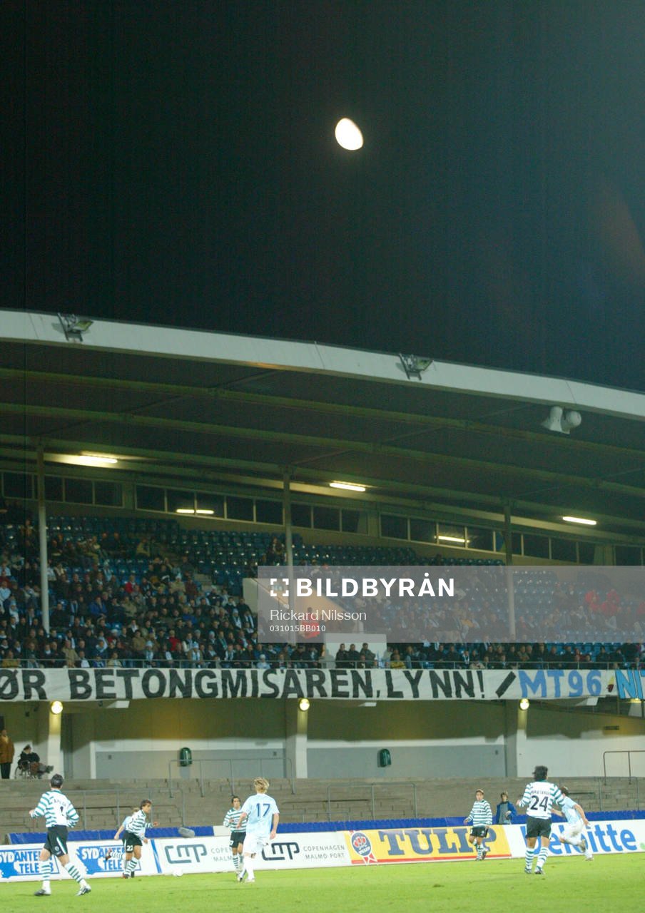 Det var ingen sol över Malmö idag, utan månen som