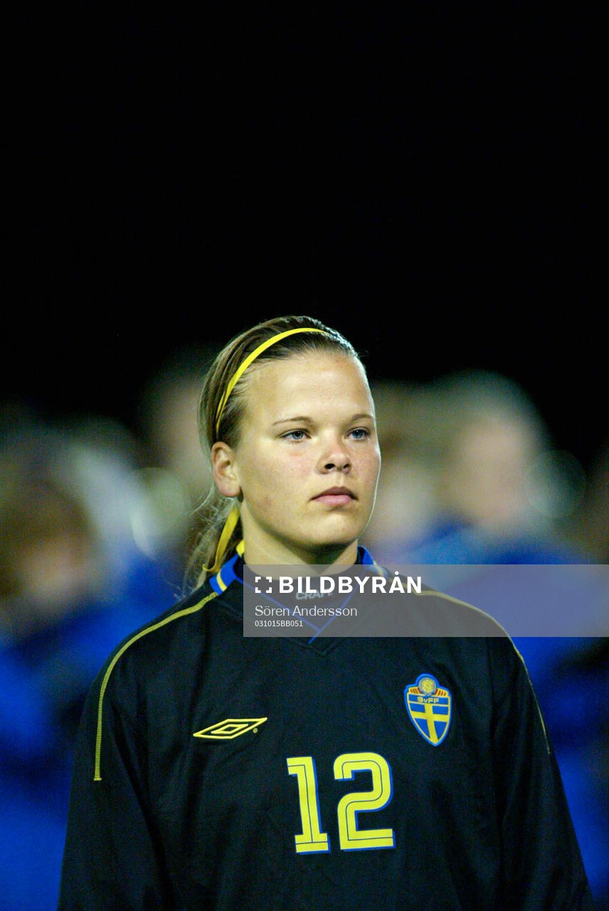 Stéphanie Öhrström, målvakt, Sverige. Porträtt