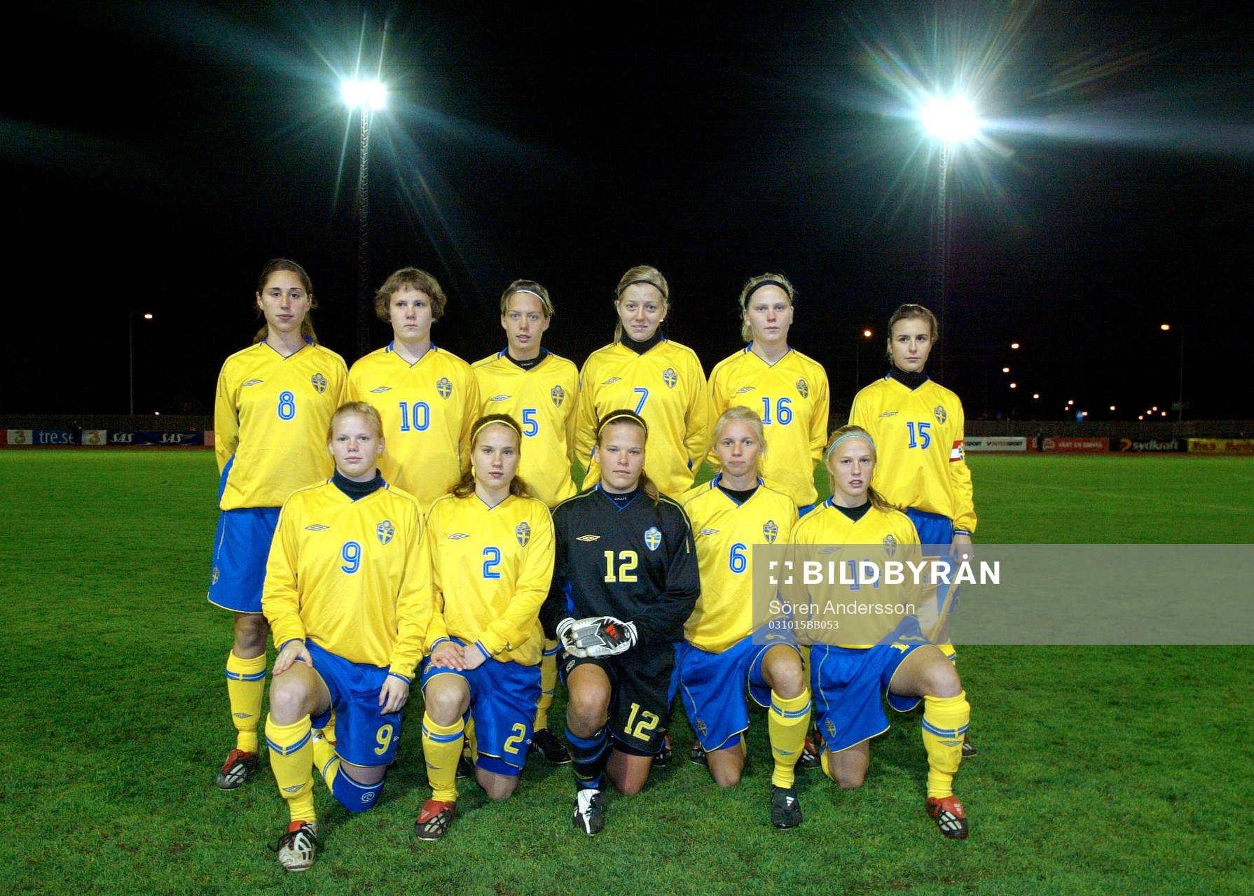 Tina Heurlin, Erika Karlsson, Lina Nilsson, Linda Sembrant,