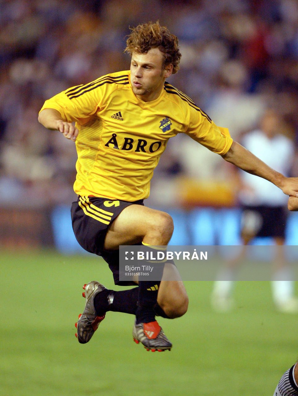 Fotboll, UEFA Cupen, Valencia - AIK: Daniel Hoch och AIK förlorade.