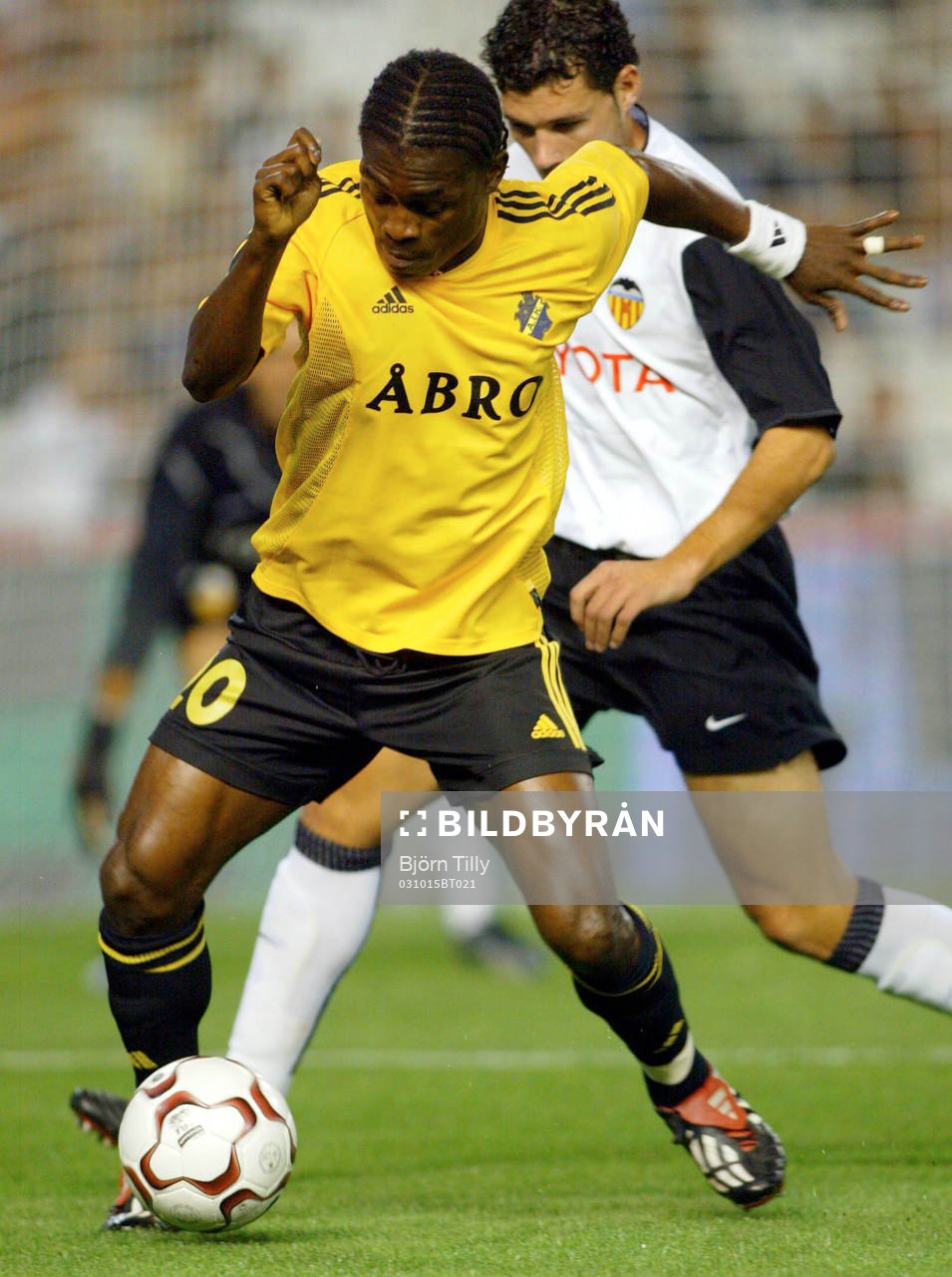  Derek Boateng, AIK i aktion.