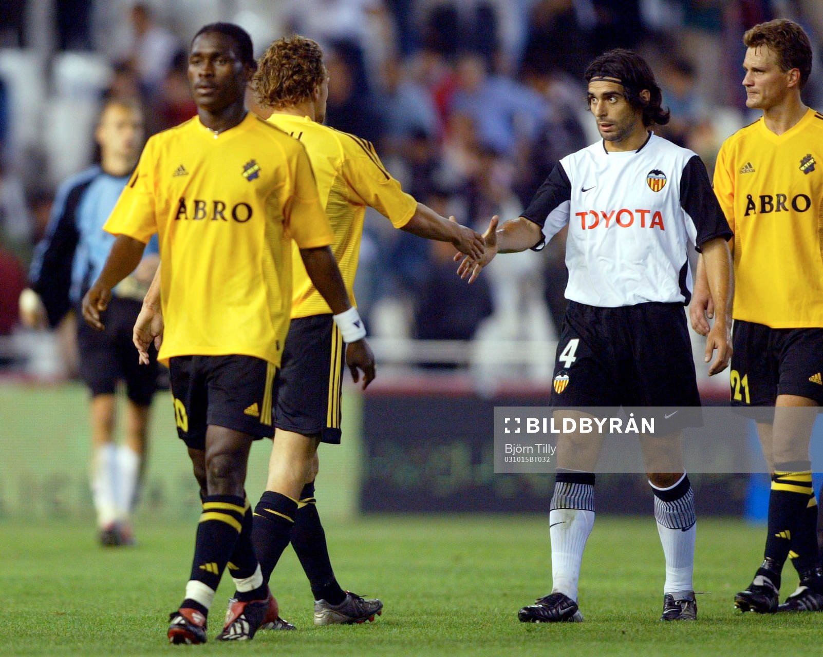 Fotboll, UEFA Cupen, Valencia - AIK: AIK förlorade i returmötet Mot Valencia.