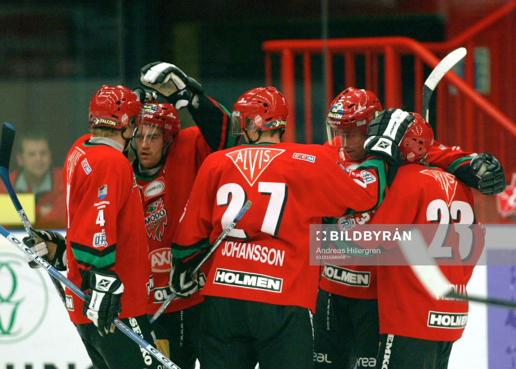 Magnus Wernblom, Modo gjorde ett Hattrick. Jubel