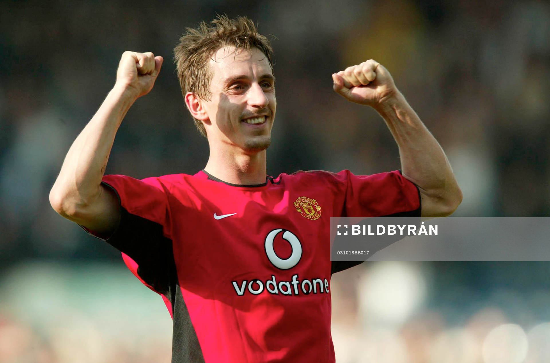 Gary Neville, Manchester United, jubel