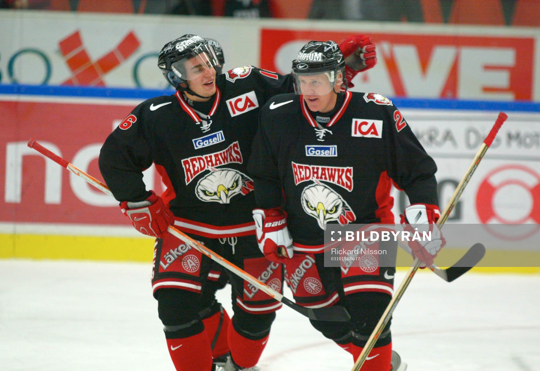 Franz Nielsen och Jesper Mattsson, jubel