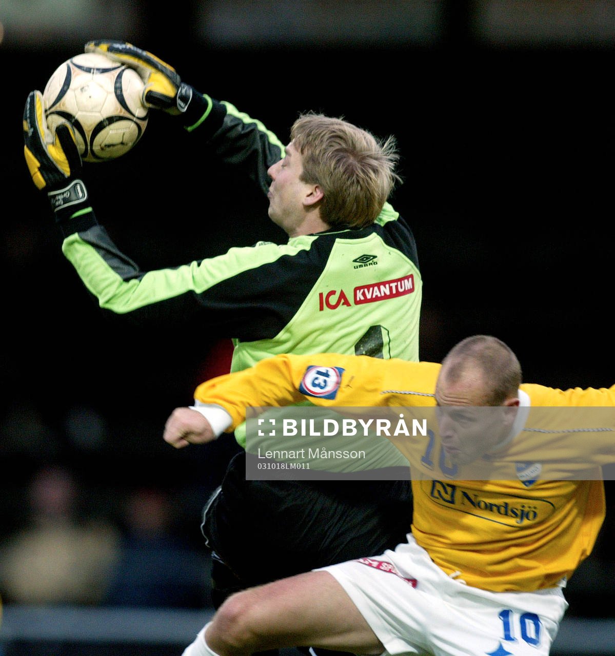  Frågan är om  Claes Lundberg, målvakt, Forward,  snuvade Magnus Eriksson och IFK Malmö på div. l-platsen.