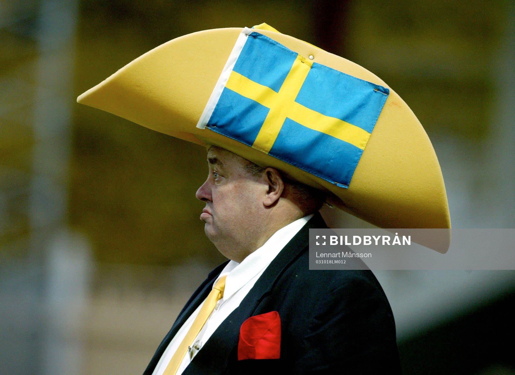 Festklädd IFK-supporter, men förgäves??? Supporter,