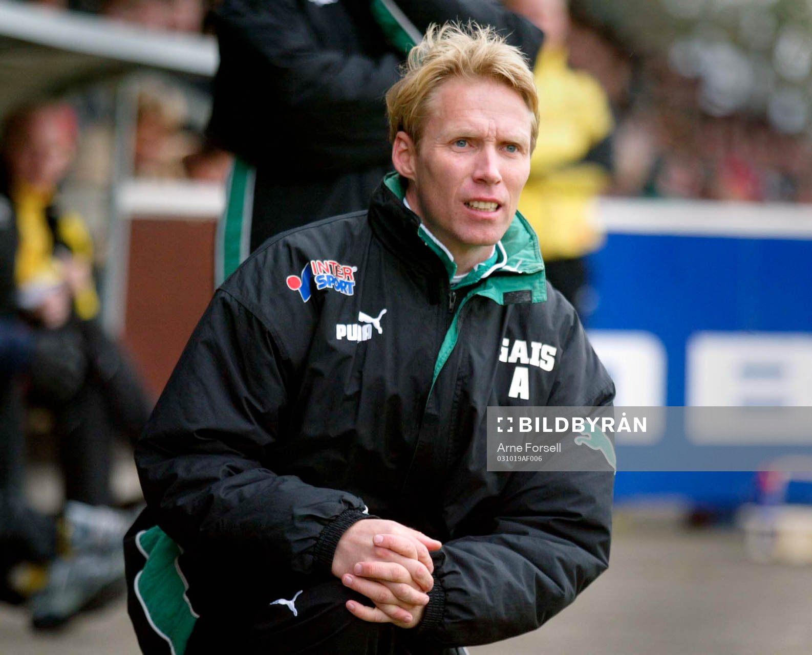 Fotboll. Kval till Superettan. Gais. Gais-tränaren Roberto