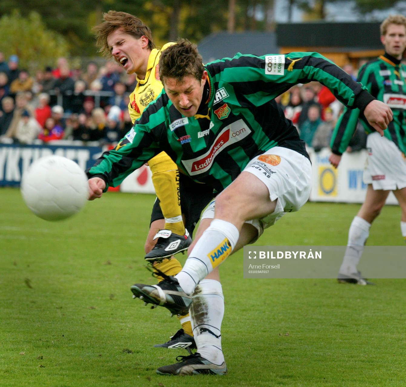 Fotboll. Kval till superettan. Mjällby - GAIS. Kenneth
