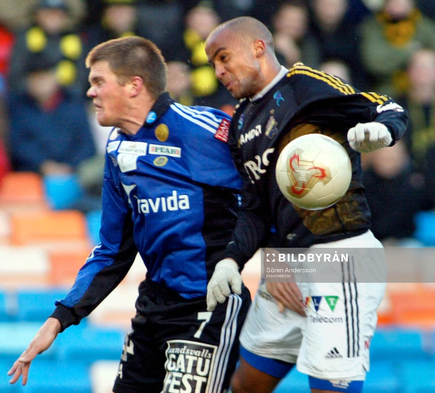  Jimmy Tamandi, AIK och Öyvind Svenning, Sundsvall.
