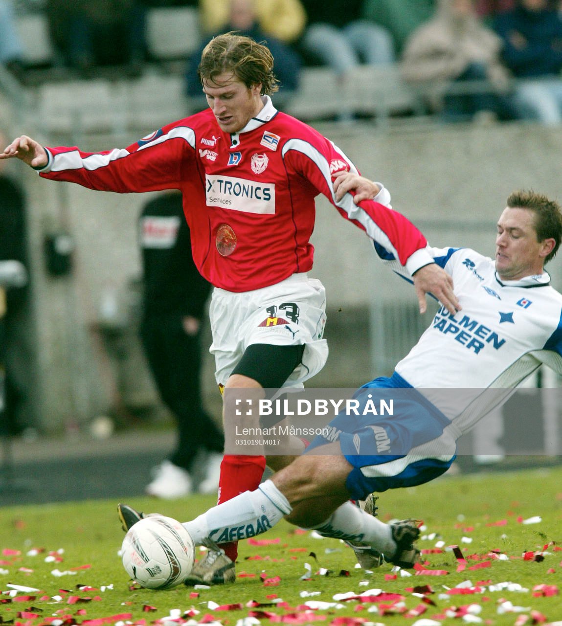 Thomas Blomberg försöker stoppa Kalmar, här Daniel