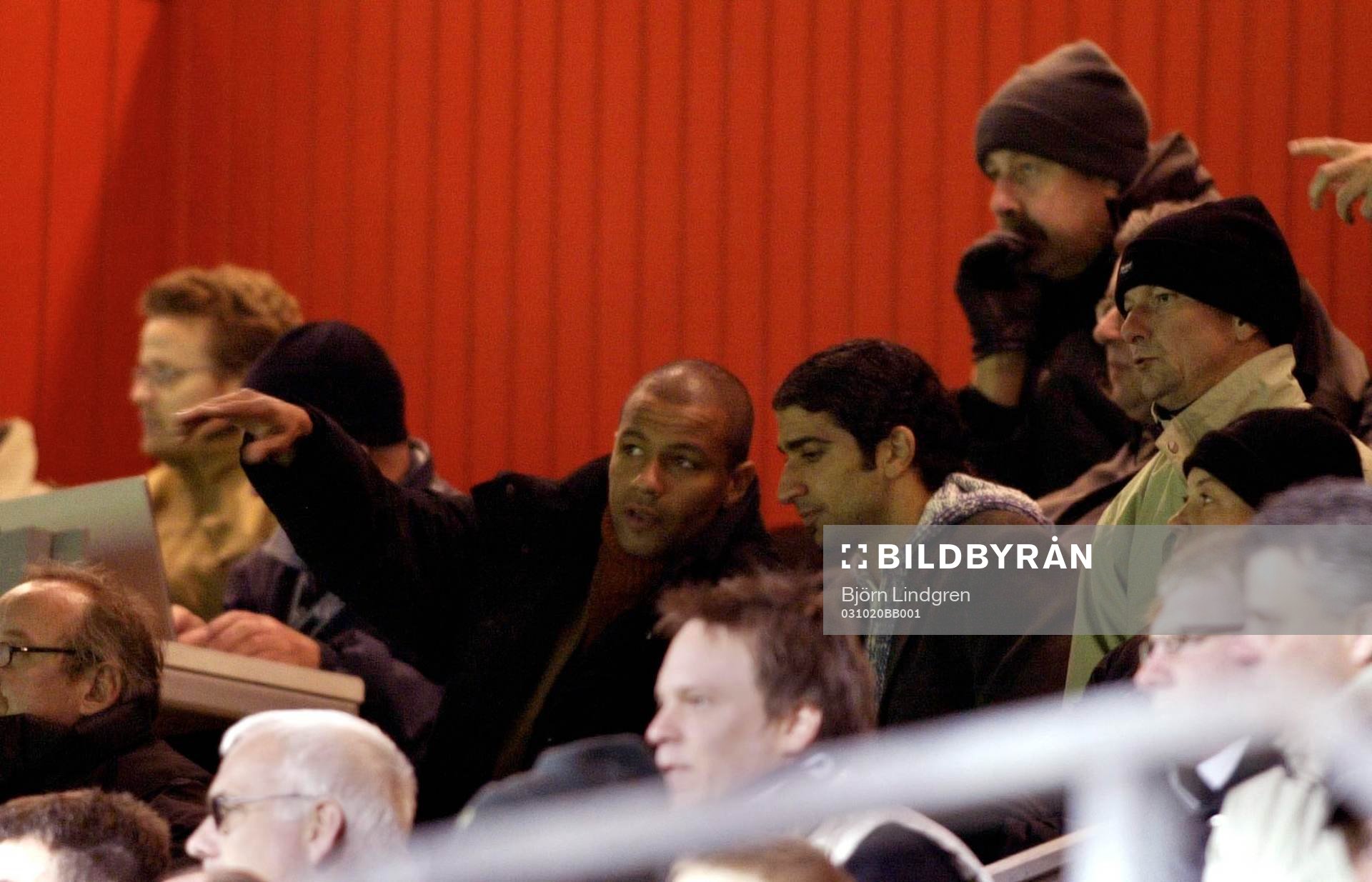 Issa Magnlind, sportchef för Landskrona Bois satt på