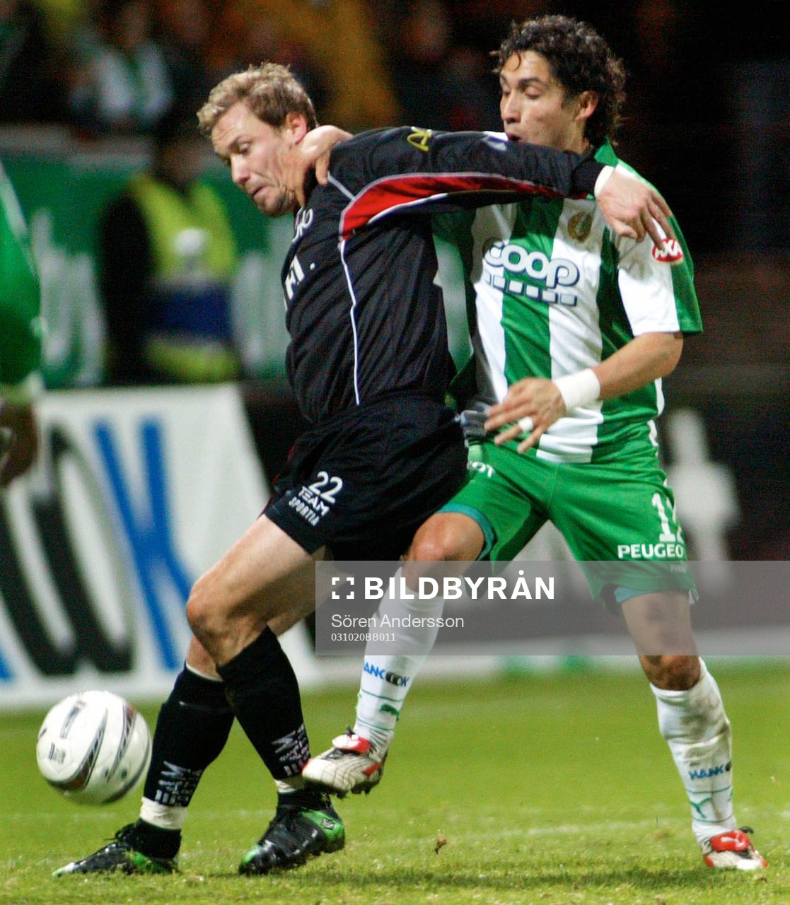 Magnus Samuelsson, Örebro och Pablo Pinones Arce, Hammarby