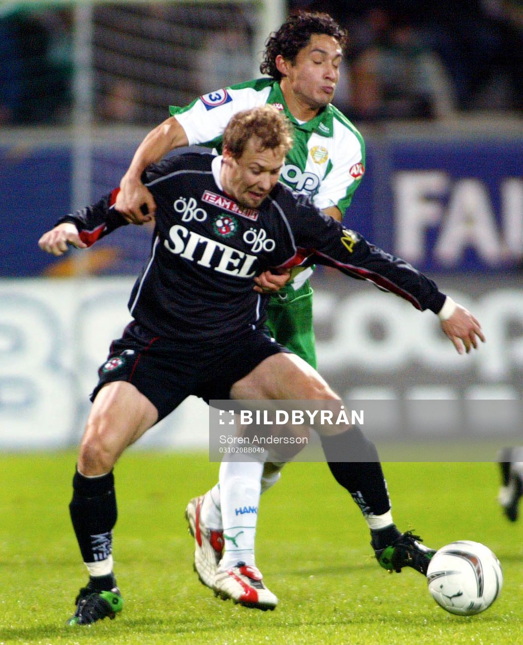 Magnus Samuelsson, Örebro och Pablo Pinones Arce, Hammarby
