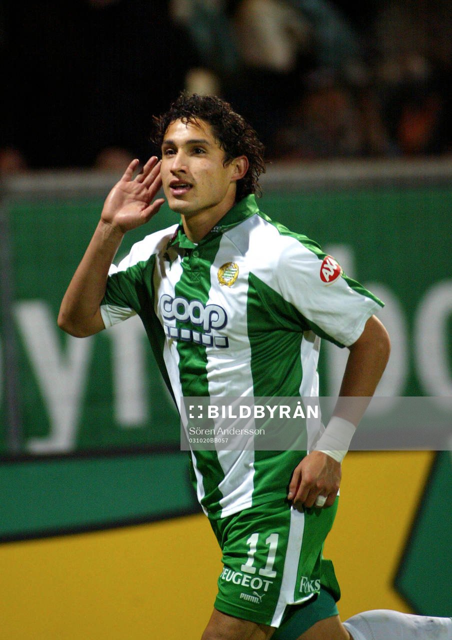 Pablo Pinones Arce, Hammarby jubel