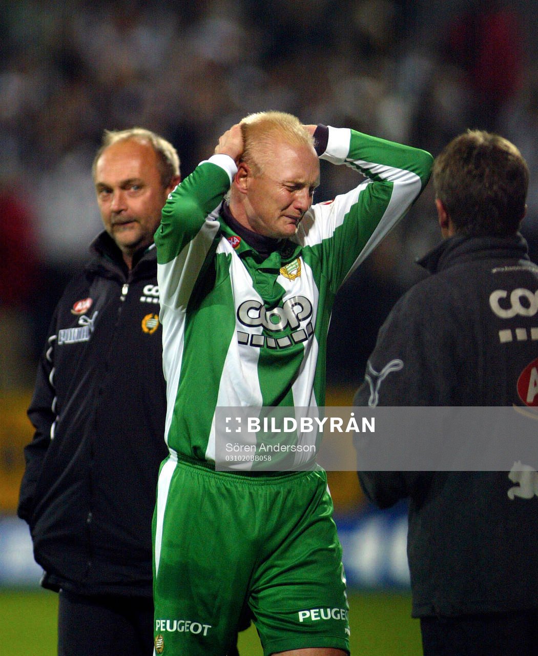 Christer Fursth, Hammarby lämnar planen i tårar