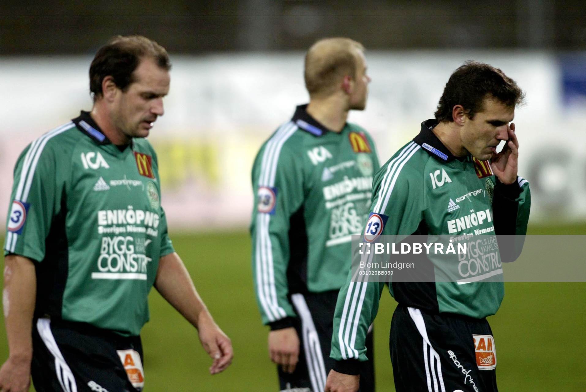 Peter Berggren, Andreas Hermansson och Nichlas Norell,