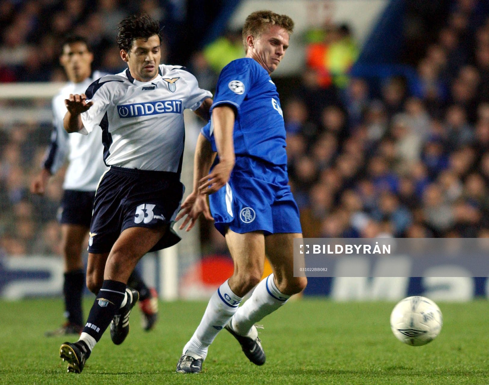 Conceicao, Lazio  och Jesper Gronkjaer (Grönkjaer), Chelsea