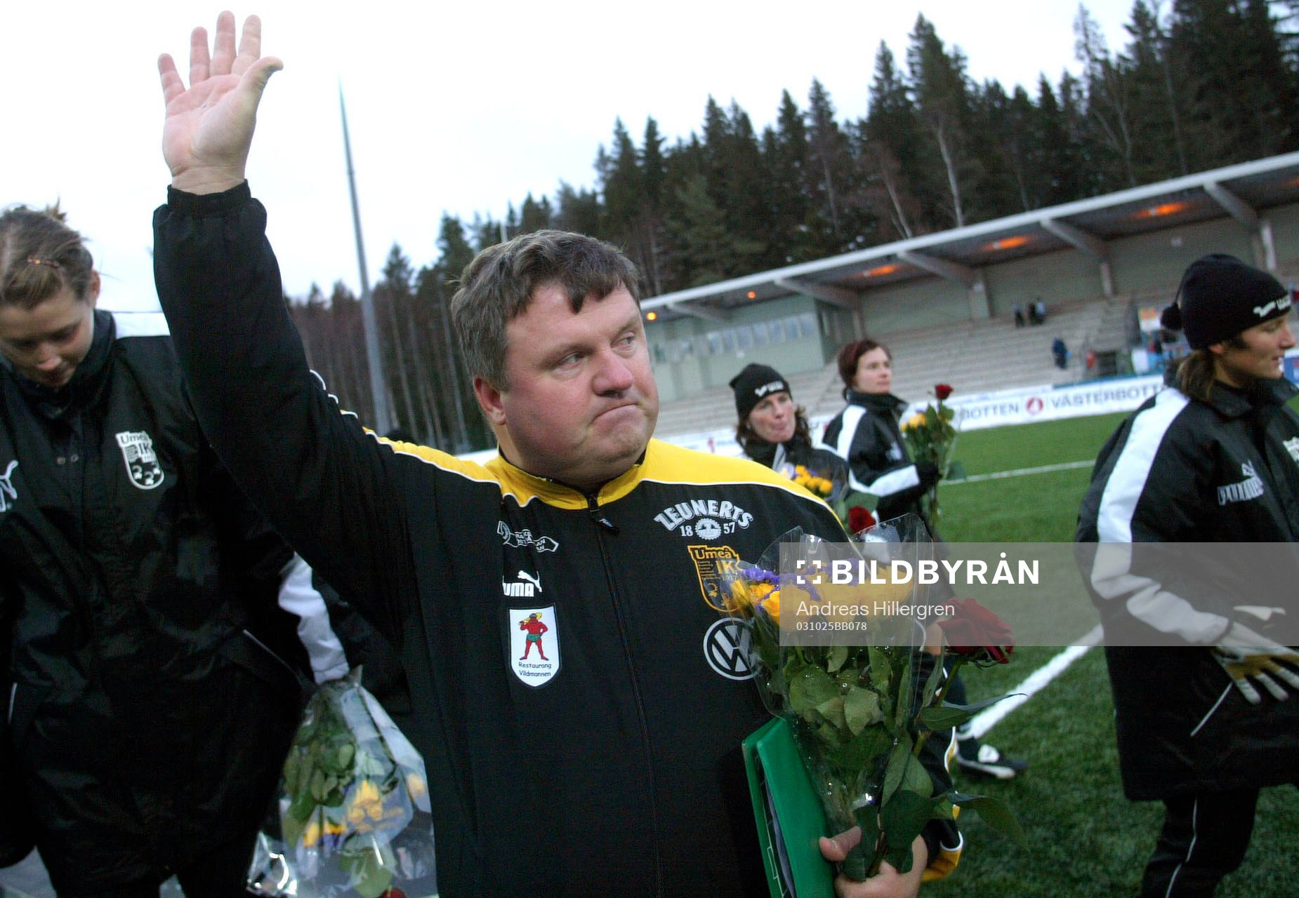 Richard Holmlund, tränare Umeå Ik tackar för sig