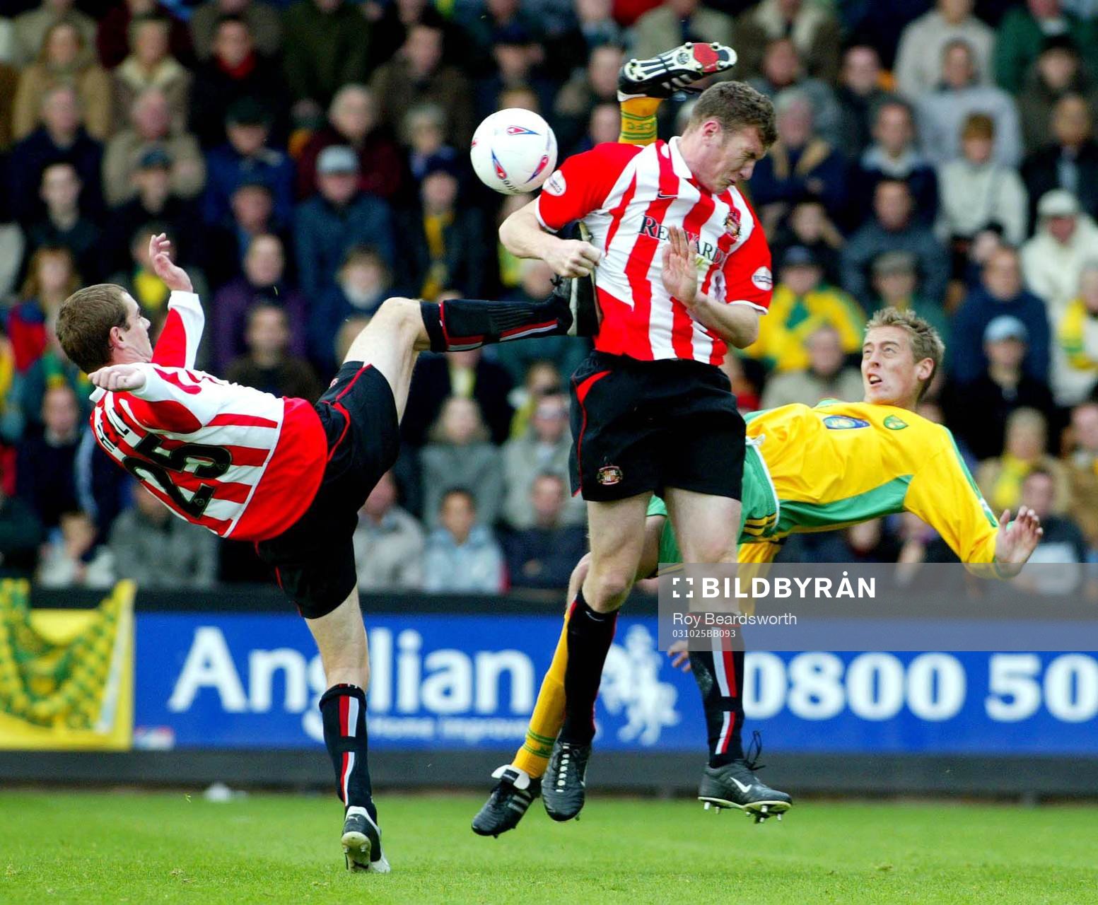 Colin Healy och Kevin Kyle, Sunderland och Peter Crouch,