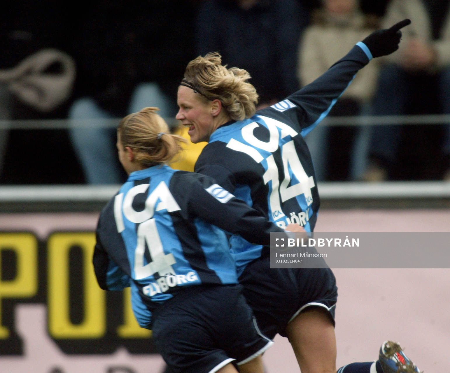 Djurgården/Älvsjö Svenska Mästare 2003. Ulrika Björn