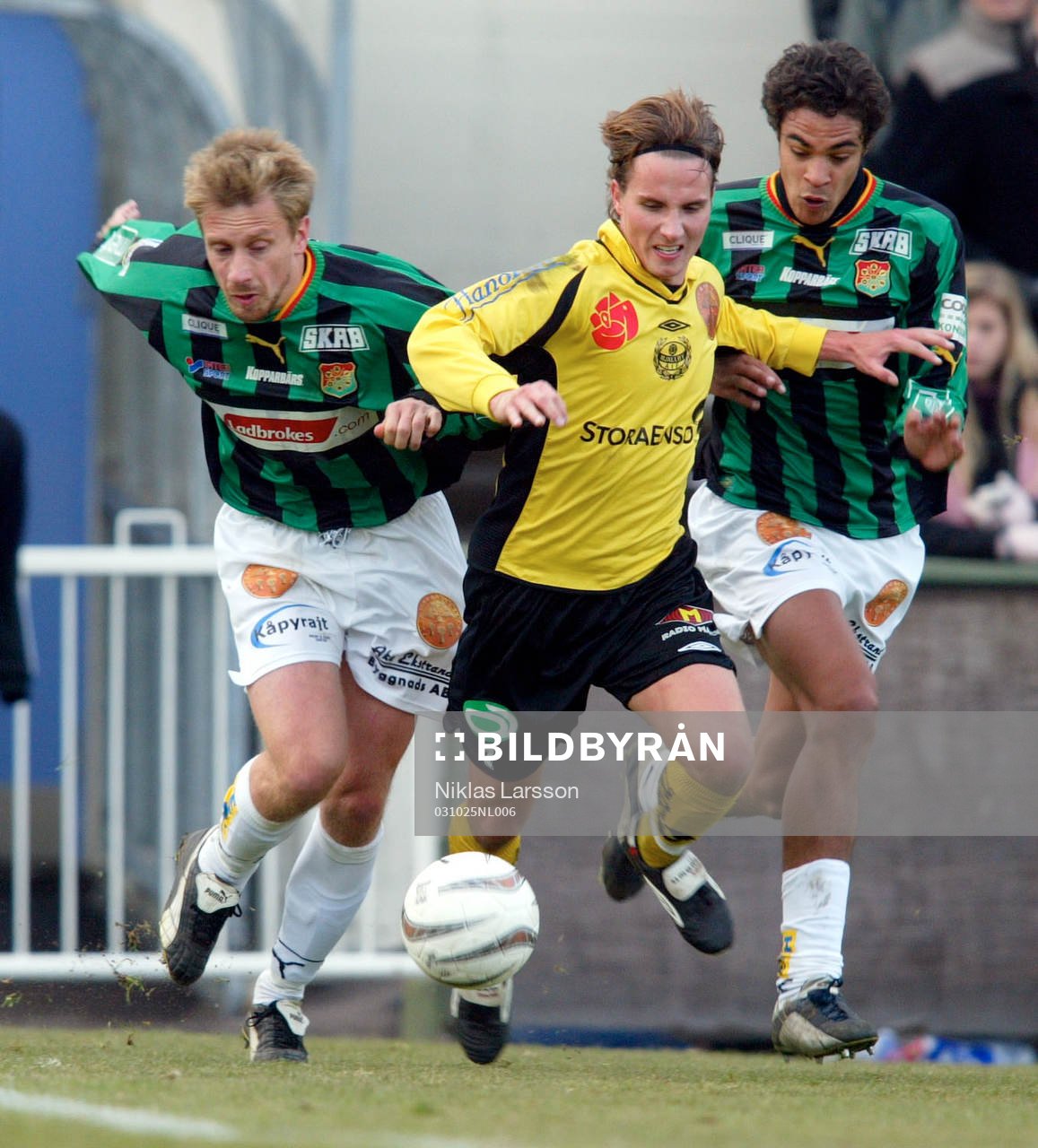 Mathias Gravem, GAIS och Daniel Niklasson, Mjällby