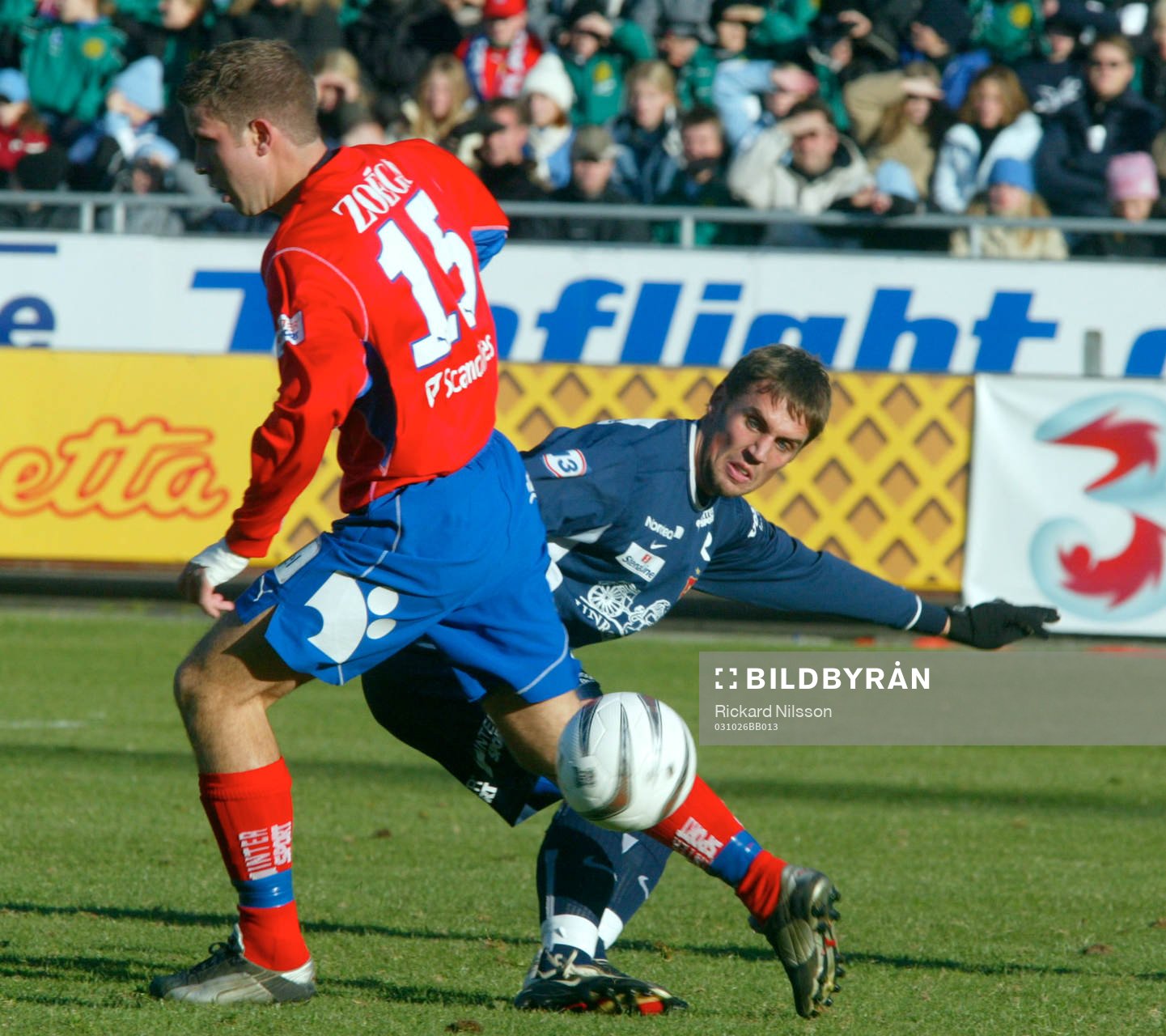 Mattias Lindström, Örgryte, stoppas av XX, Örgryte