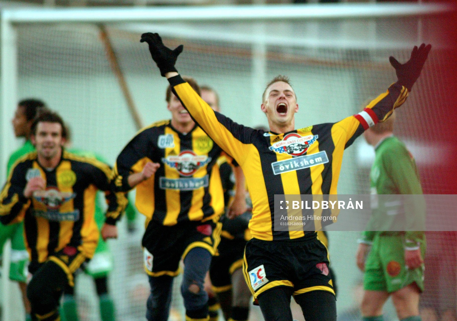  Friska Viljor klara för Superettan .Jubel av Jerry Karlström.