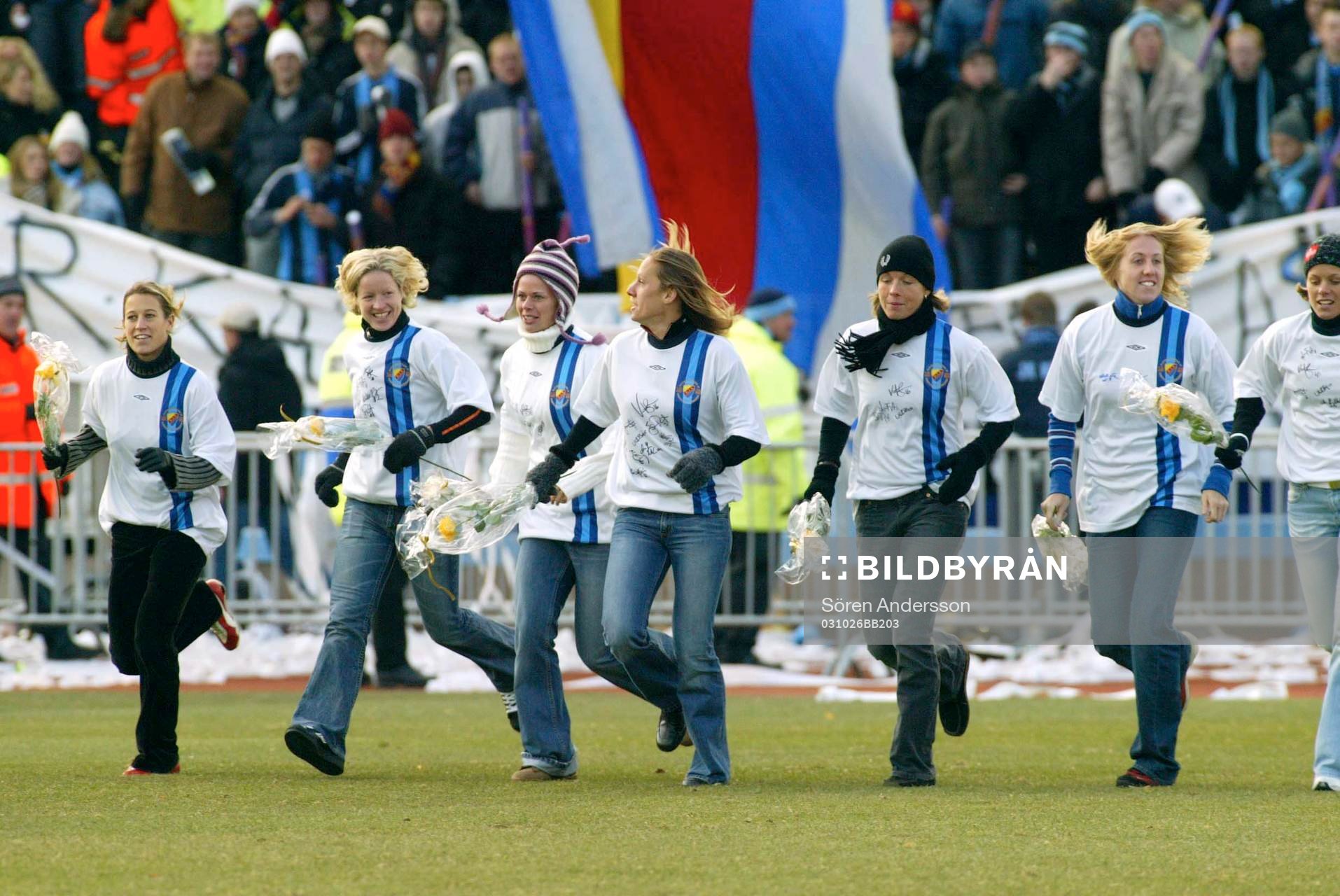 Djurgården/Älvsjö hyllades på Stadion