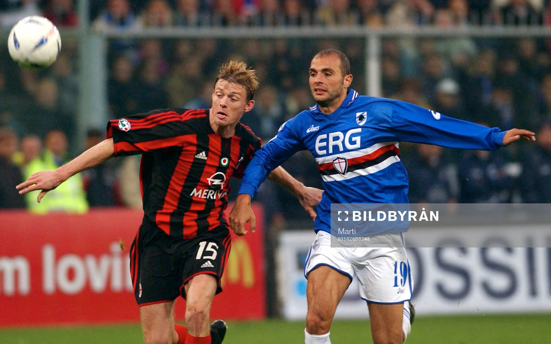 Jon Dahl Thomasson, Milan och Falcone, Sampdoria