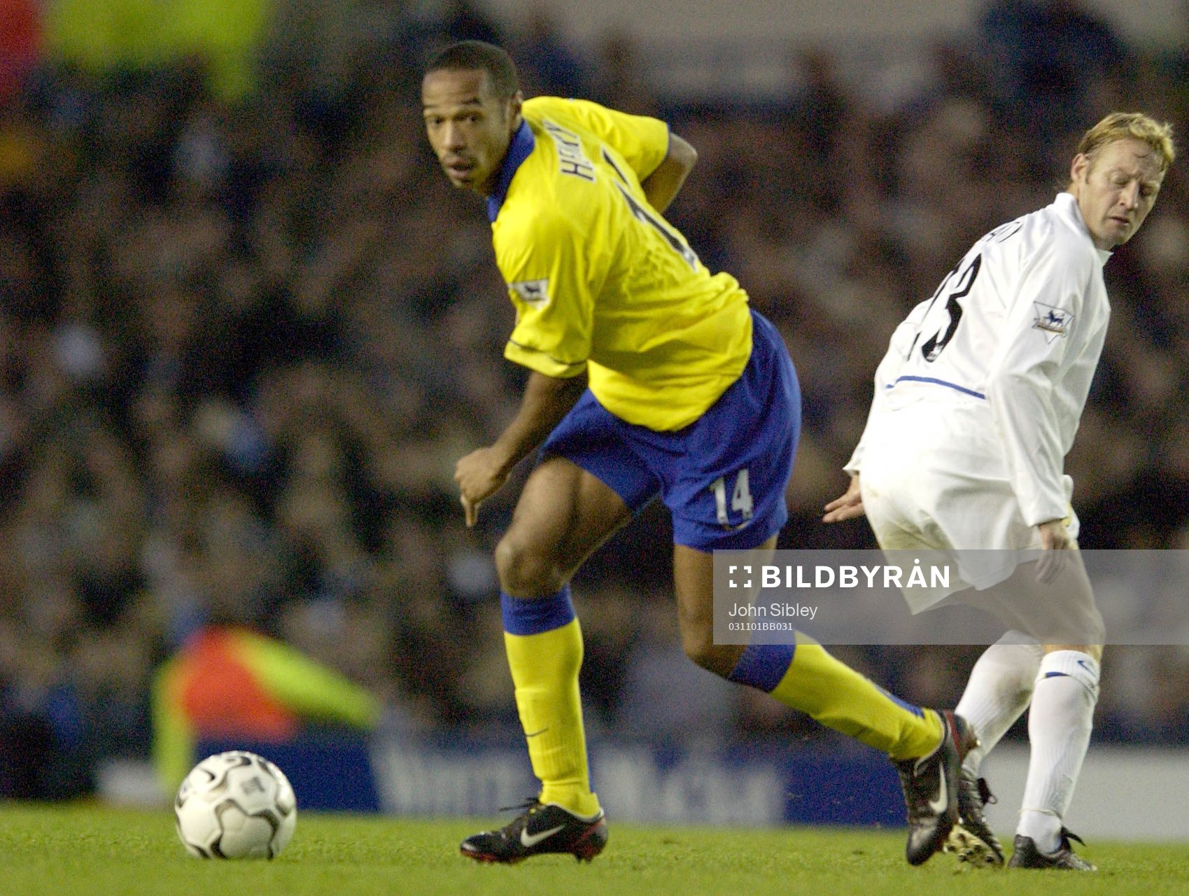  David Batty, Leeds och Thierry Henry, Arsenal   