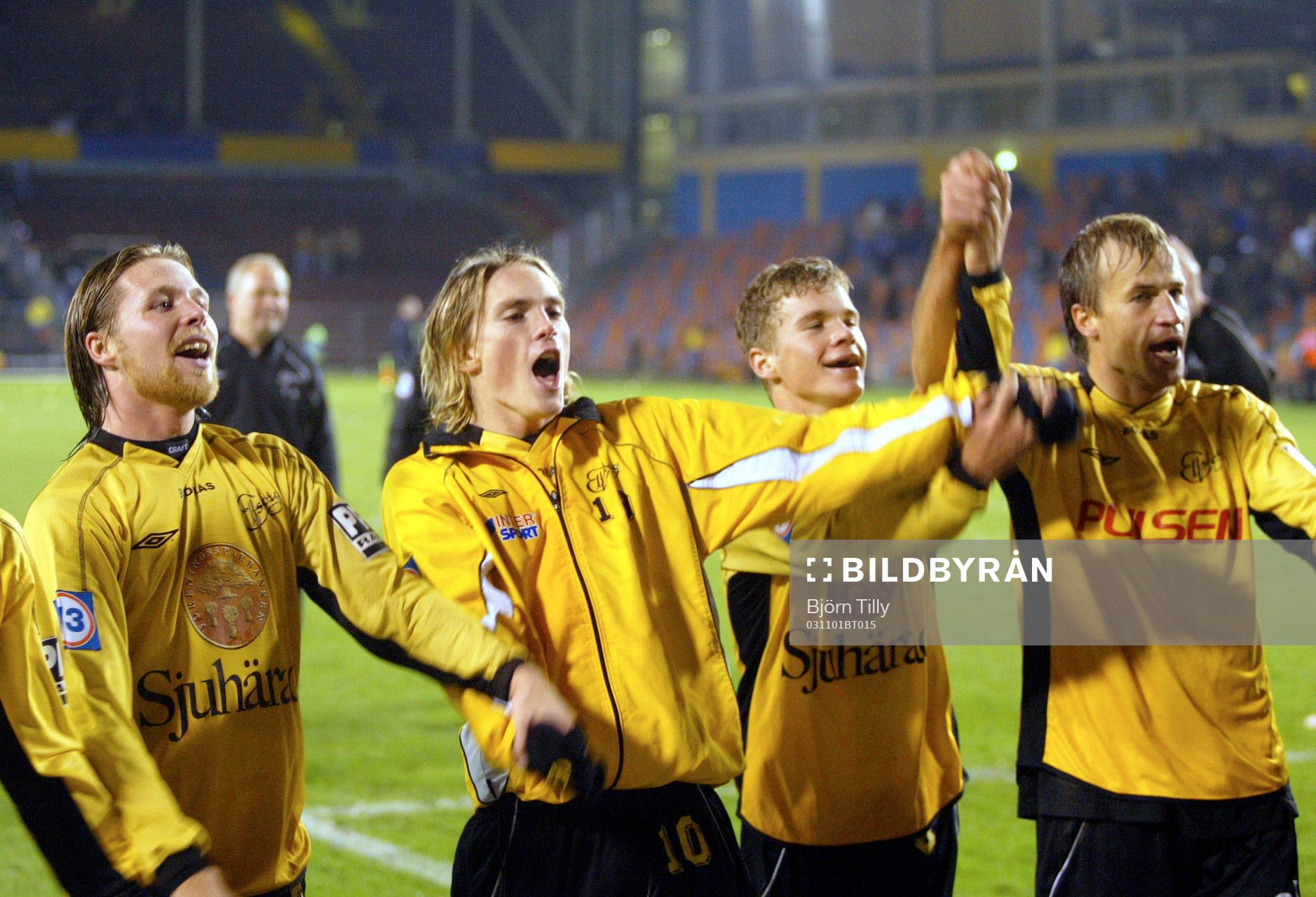  Lasse Nilson, Elfsborg. Jubel.