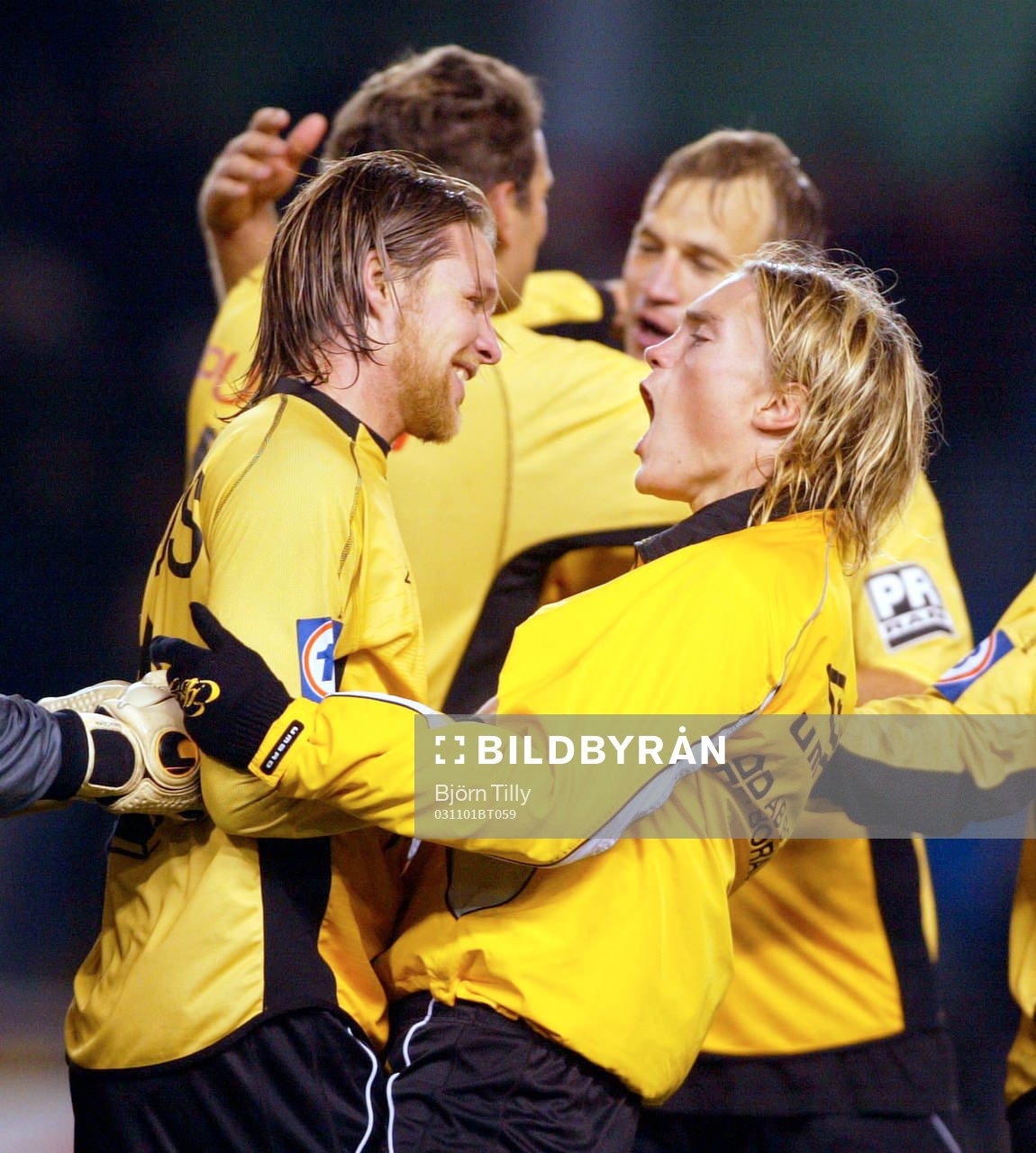 Lasse Nilsson och Elfsborg, jubel