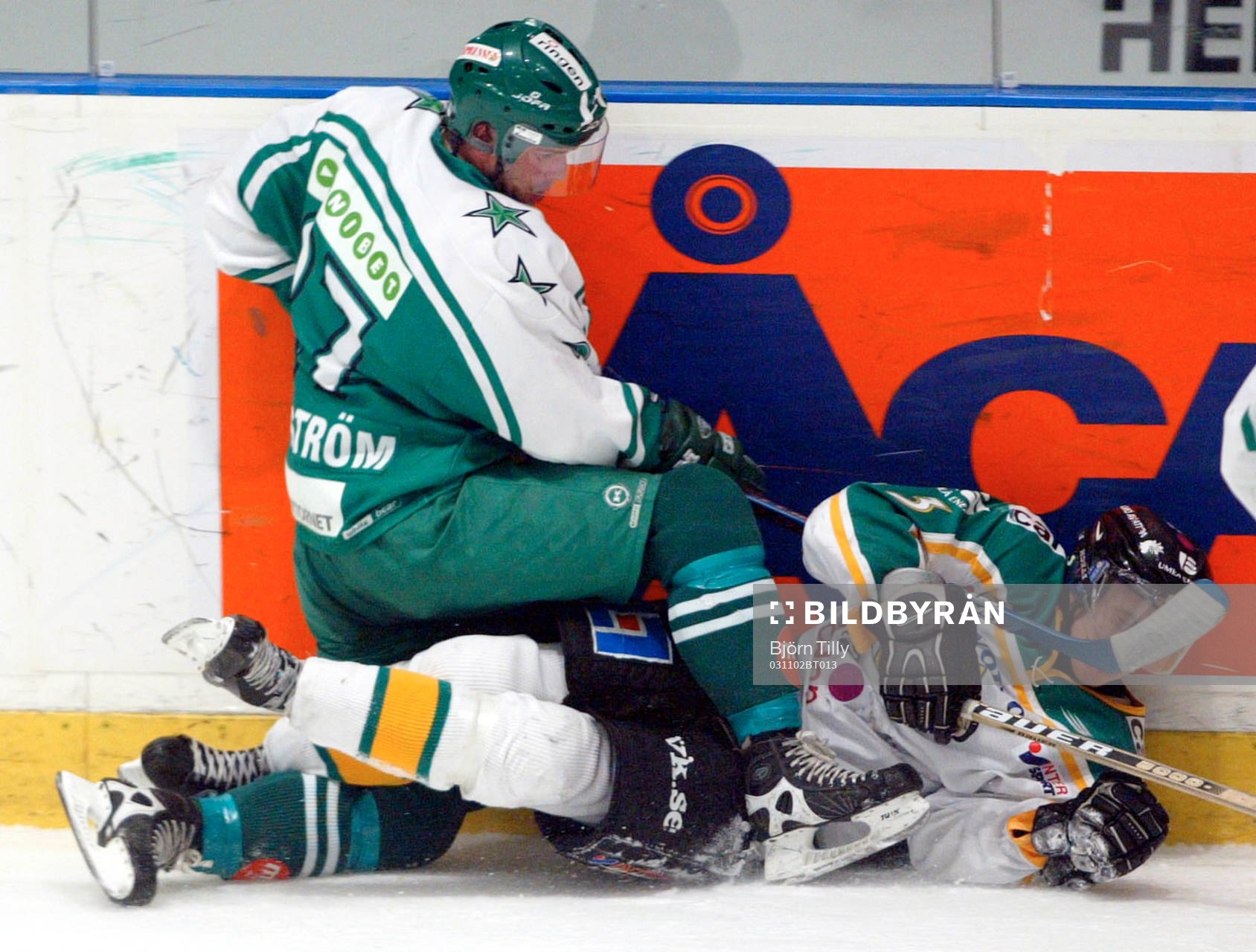 Daniel Holmström, Hammarby och Erik Andersson, Björklöven