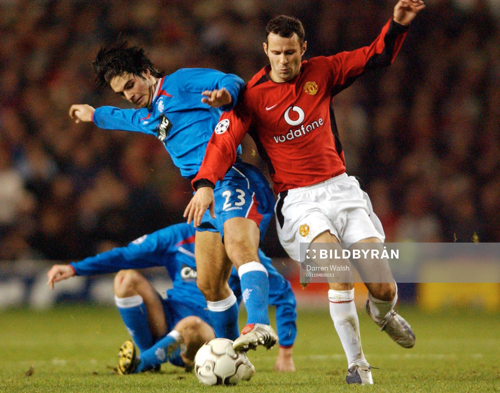 Fotboll, Champions League, Manchester United - Glasgow
