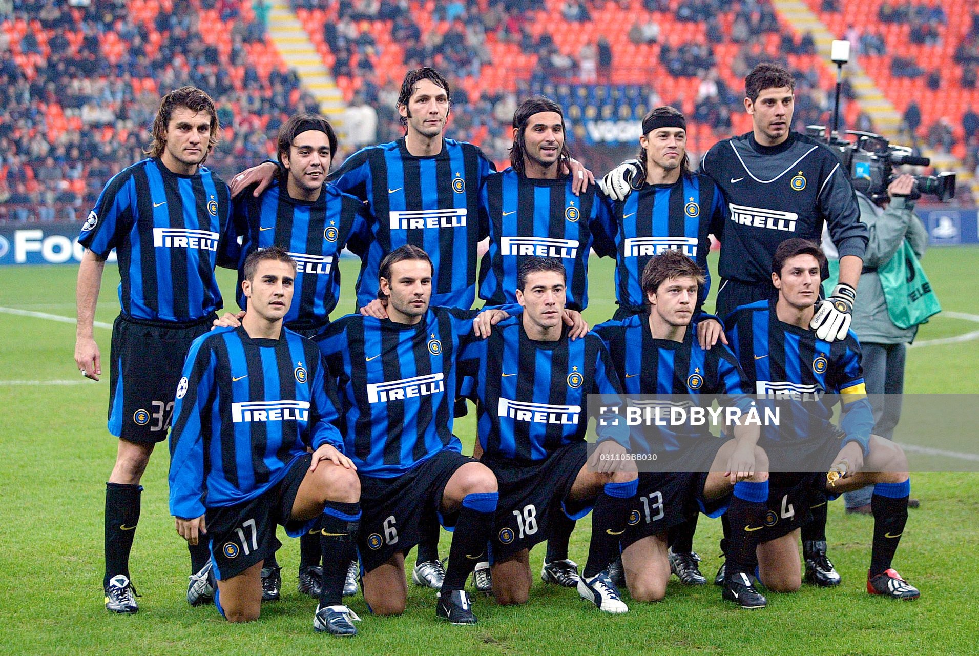 Fotboll, Champions League, Lagbild, Inter