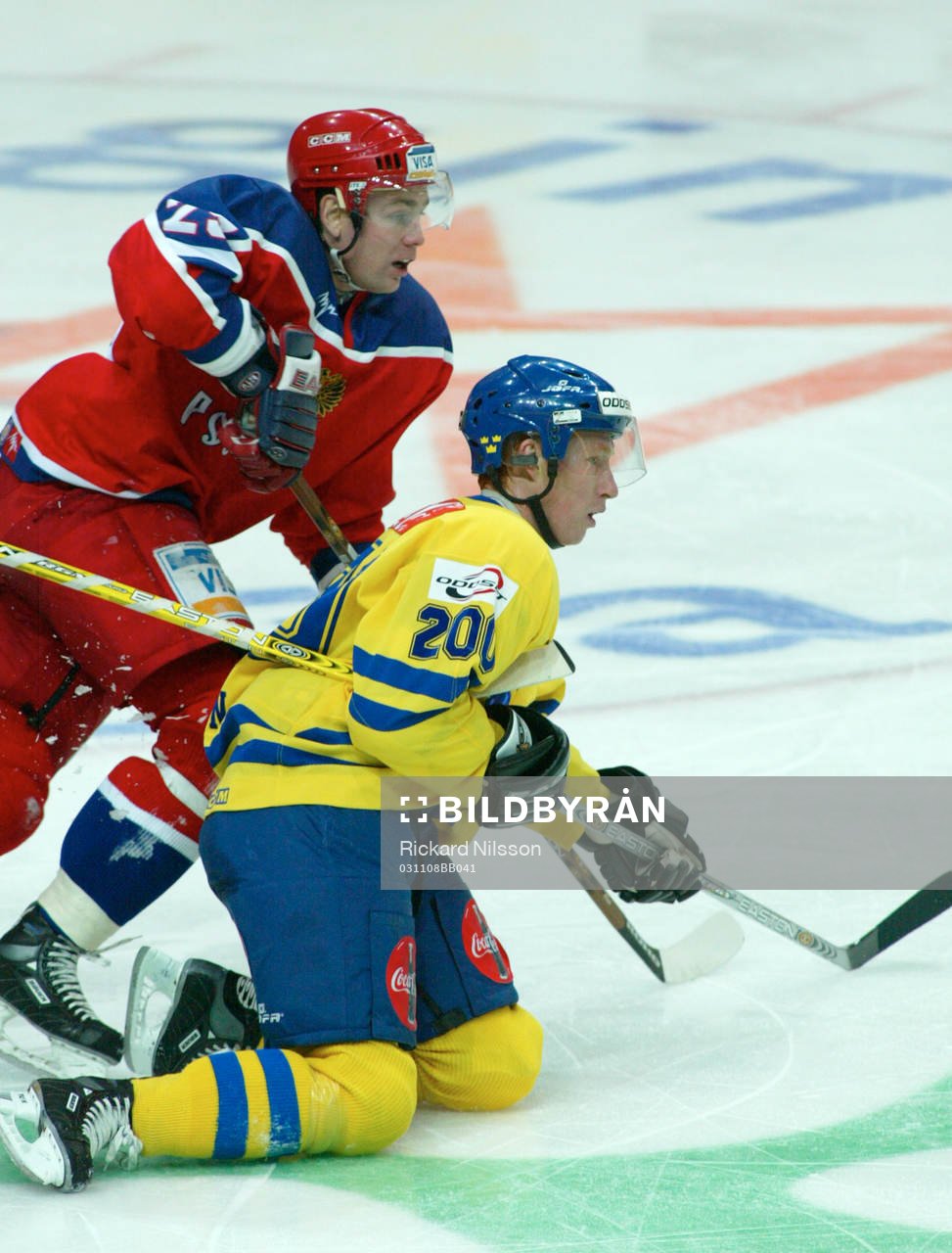 Jörgen Jönsson, Sverige, spelade sin 200:e landskamp.