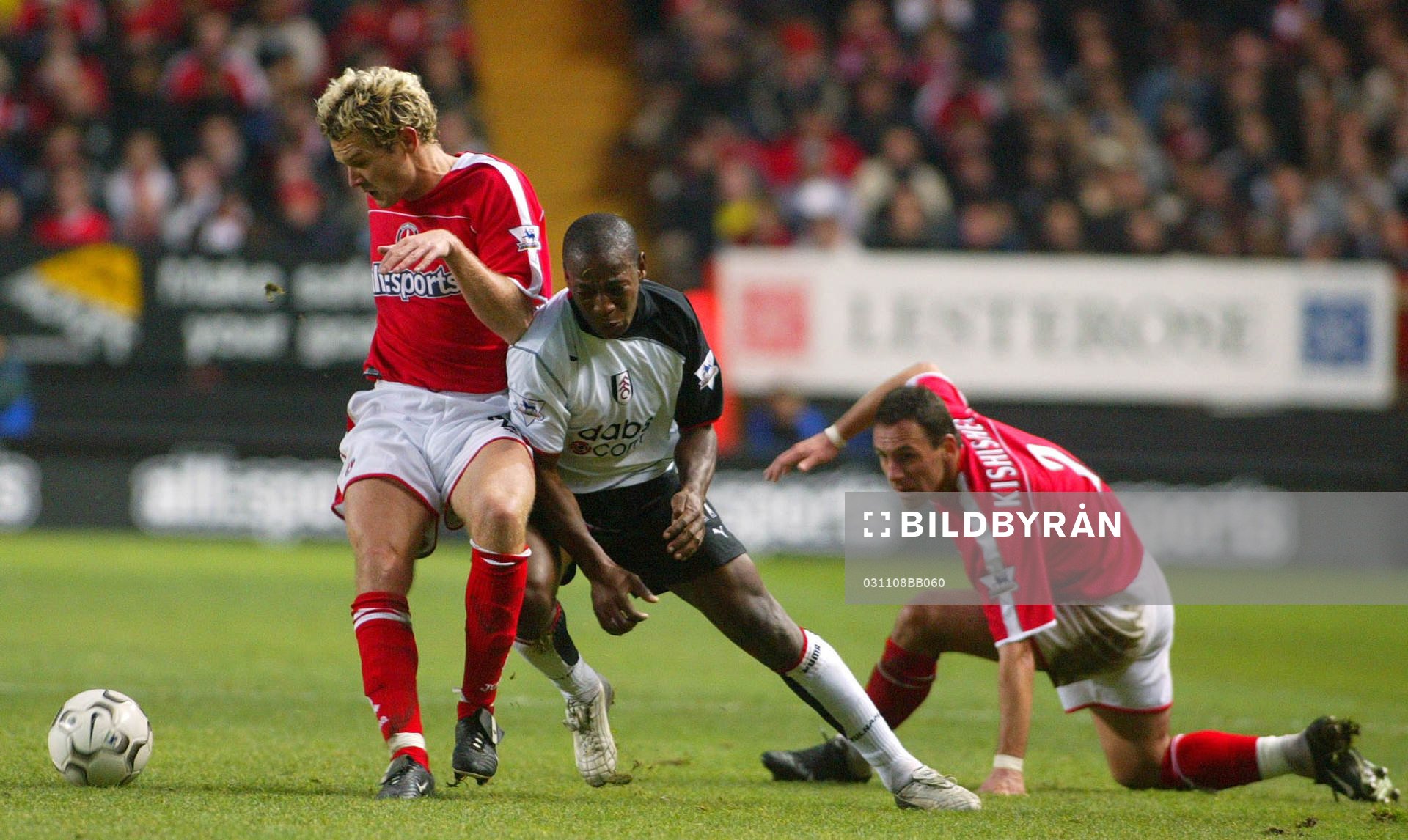 Luis Boa Morte, Fulham och Jonathan Johansson, Charlton.