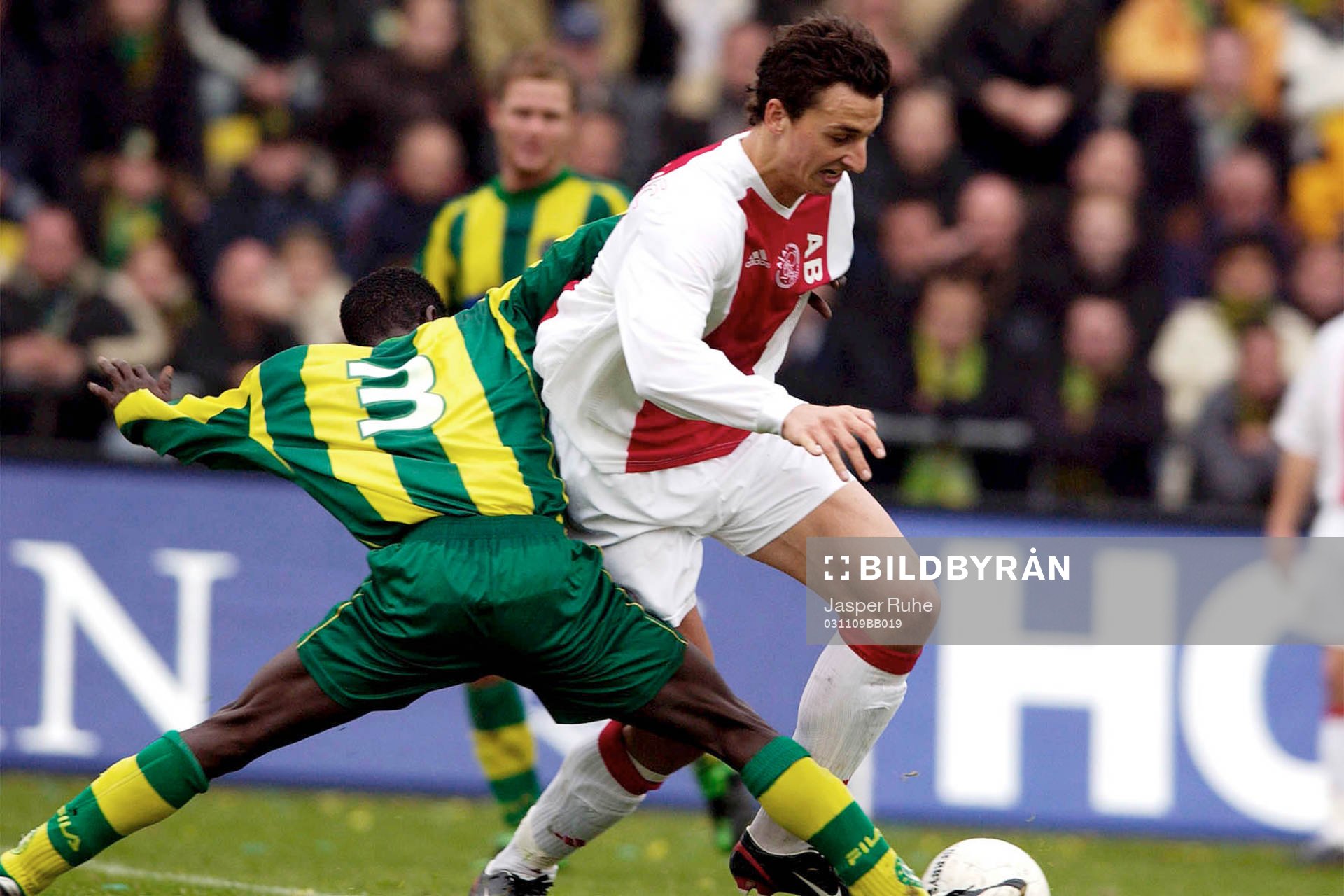 Zlatan Ibrahimovic, Ajax och Kofi Mensah, Haag