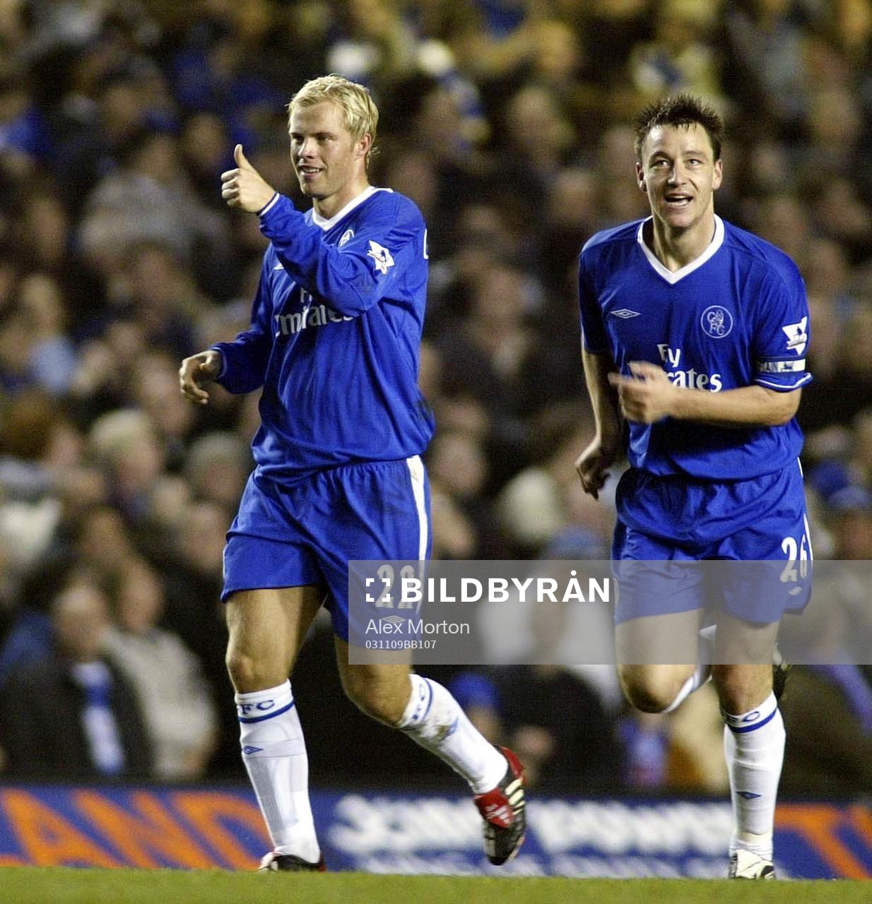 Eidur Gudjohnson, Chelsea, jubel