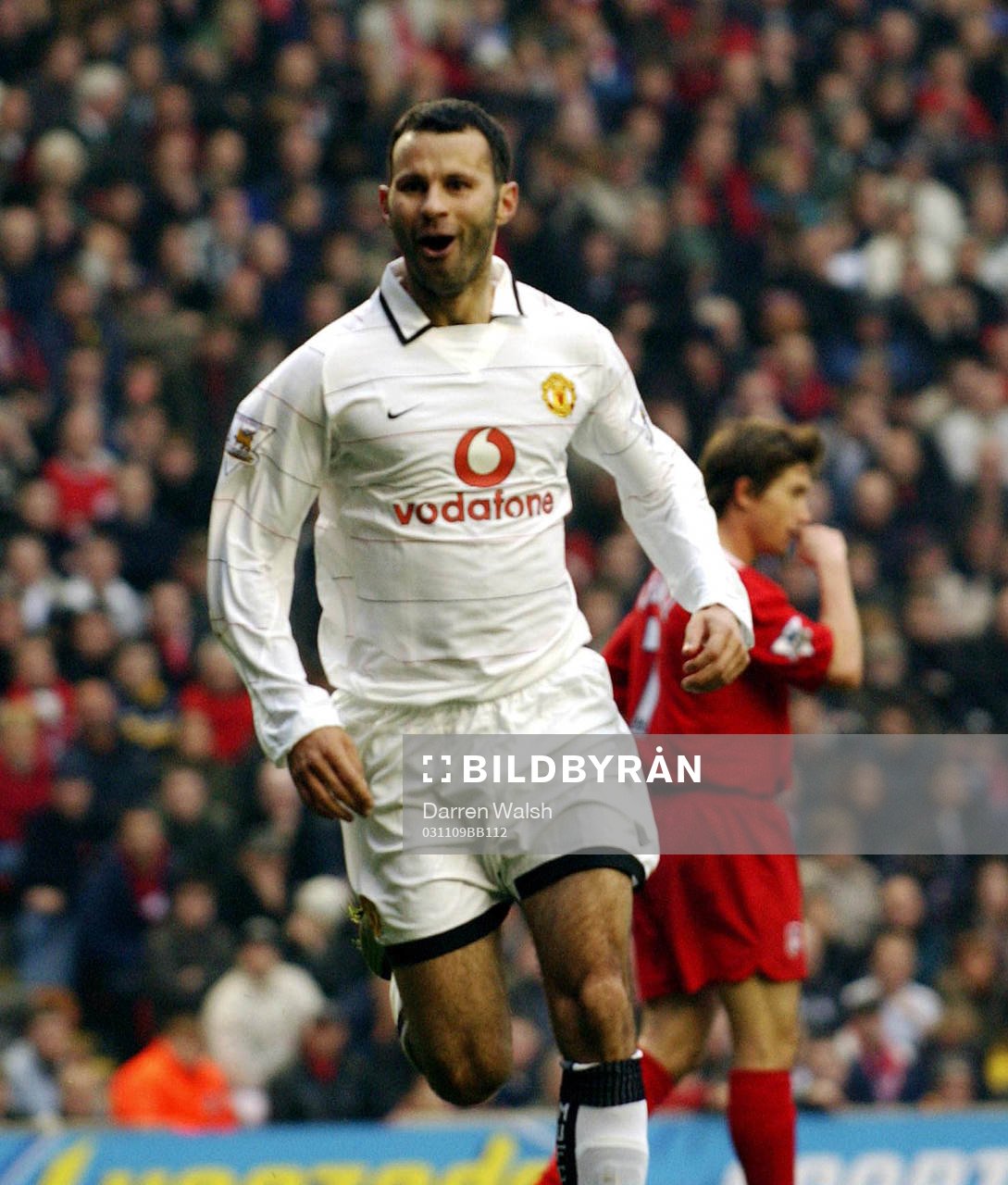  Ryan Giggs, Manchester, jubel.