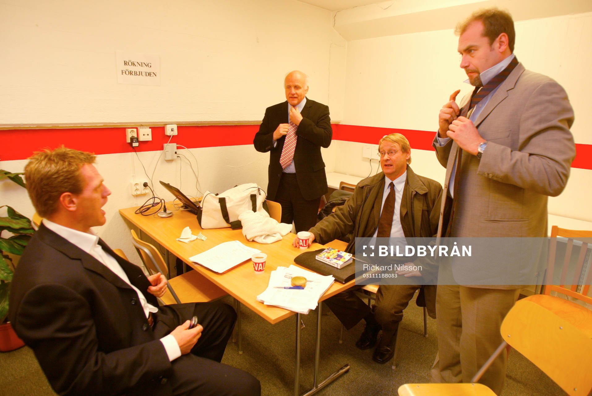 Calle Johansson, Arne Hegefors, Anders Parmström, TV,