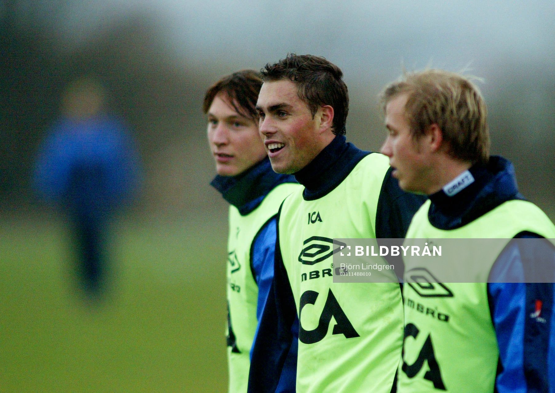 Kim Källström, Johan Elmander och Stefan Ålander