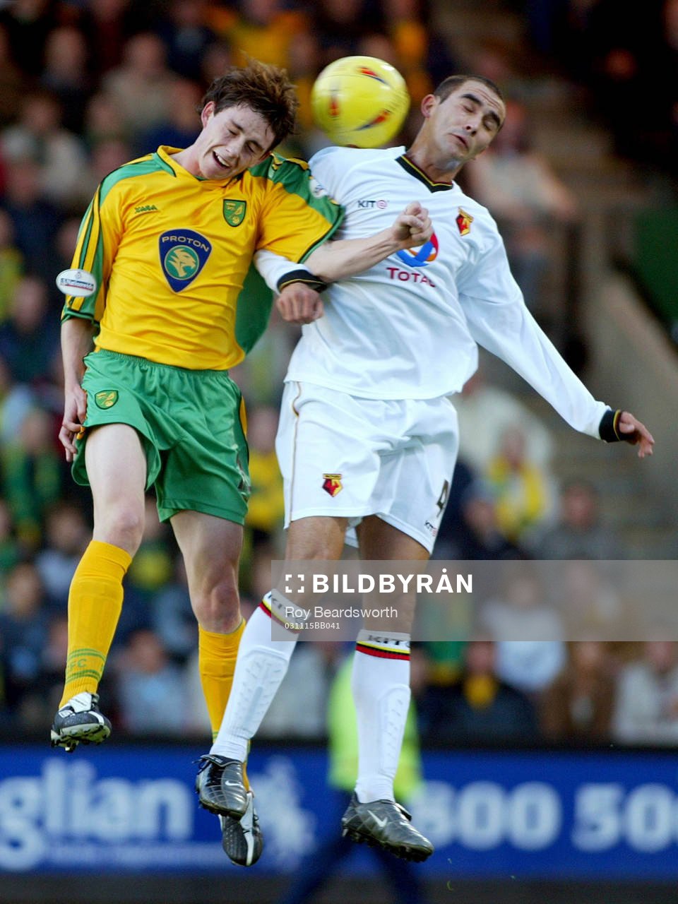   Ian Henderson, Norwich och Paolo Vernazza, Watford