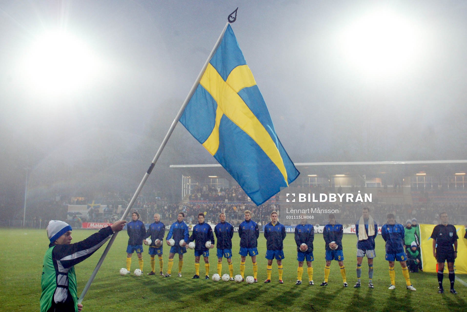 Flagga, uppställning