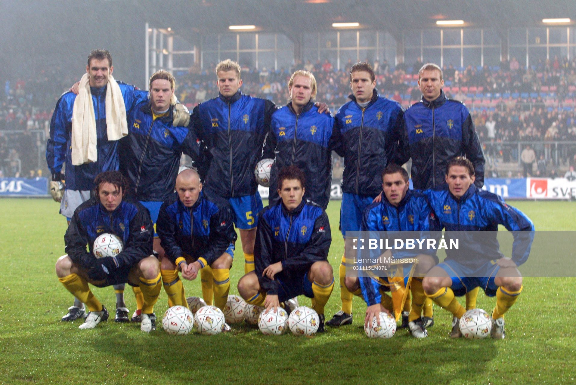 Fotboll, U21, EM-kval, Sverige , lagbild
