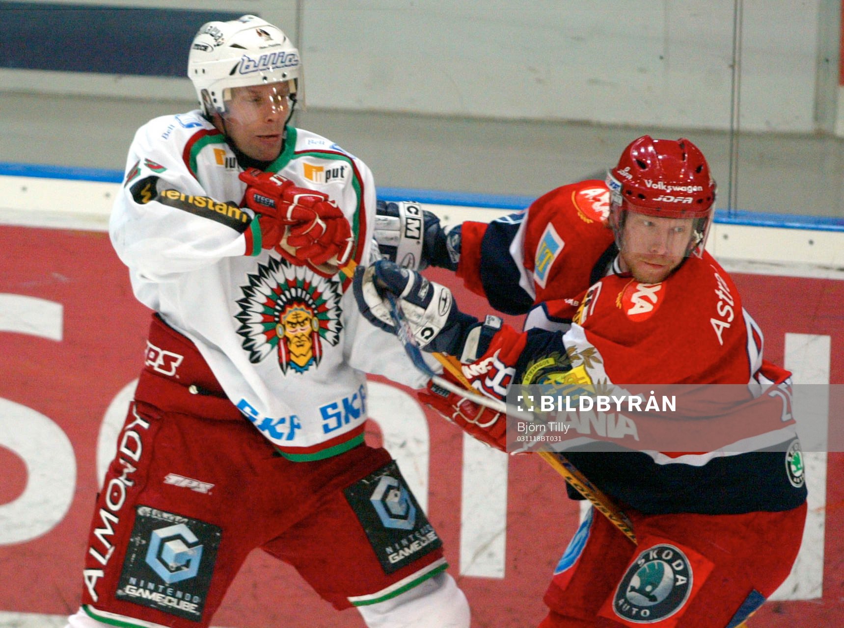 Oscar Ackerström, Frölunda och Patrik Zetterberg,