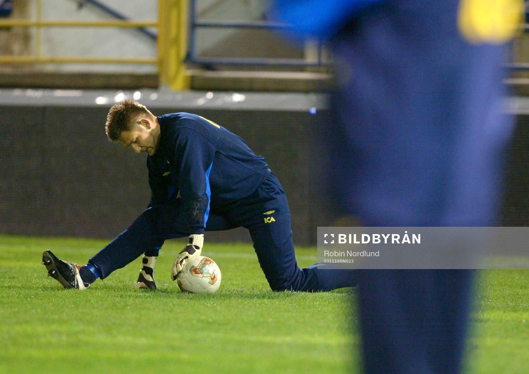 Johan Wiland kallades in som ersättare för Andreas
